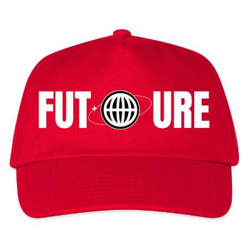 Zukunftsglobus Icon Design - Kinder Basecap - Rot - Vorne