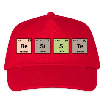 Résiste en éléments périodiques - Casquette de baseball Enfant - rouge - Devant