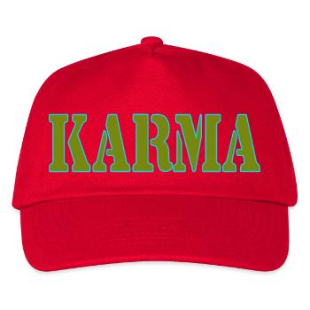 KARMA - Casquette de baseball Enfant - rouge - Devant