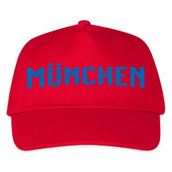 München - Kinder Basecap - Rot - Vorne