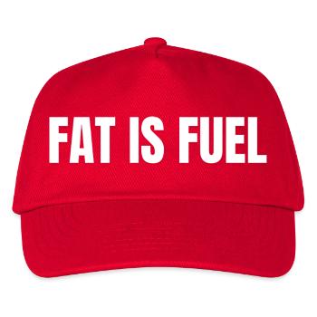 FAT IS FUEL | Carnivore T-Shirt High Fat Lifestyle - Kids’ Baseball Cap - red - Front