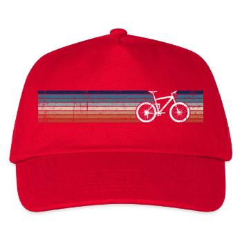 Bike vintage retro - Kids’ Baseball Cap - red - Front