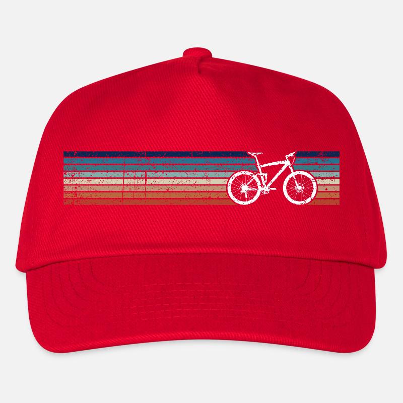 Fahrrad Vintage Retro - Kinder Basecap - Rot