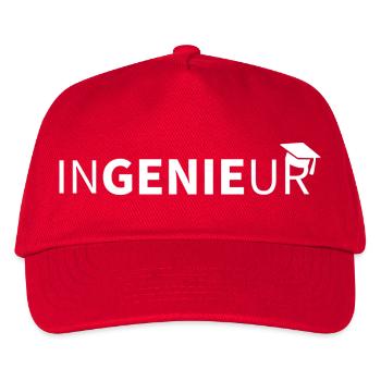 INGENIEUR Bachelor 2022 - Kinder Basecap - Rot - Vorne
