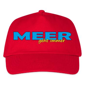 LA MER FONCTIONNE TOUJOURS - Casquette de baseball Enfant - rouge - Devant