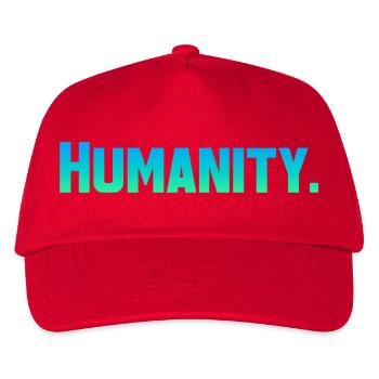 Humanity - Kids’ Baseball Cap - red - Front