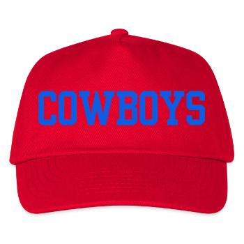 cowboys - Kinder Basecap - Rot - Vorne
