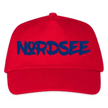 Mer du Nord - mer de Wadden - Marées - mer d’Allemagne - Casquette de baseball Enfant - rouge - Devant