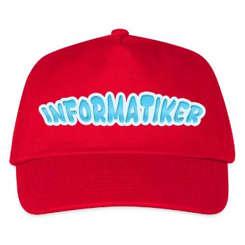 Informatiker - Kinder Basecap - Rot - Vorne