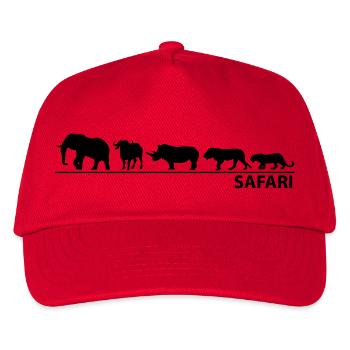 The big five - Kinder Basecap - Rot - Vorne
