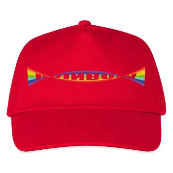 Rainbow flag Variation - Kids’ Baseball Cap - red - Front