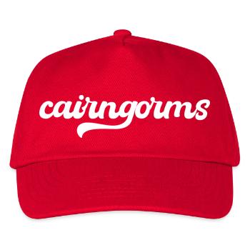 Cairngorms, National Park - Kids’ Baseball Cap - red - Front