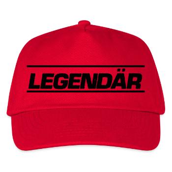 legendary - Kids’ Baseball Cap - red - Front