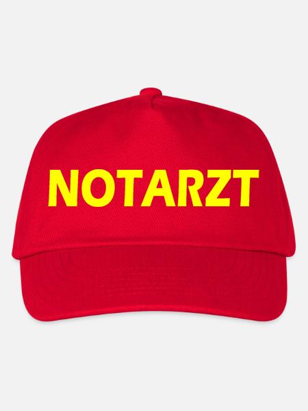 Notarzt - Kinder Basecap - Rot