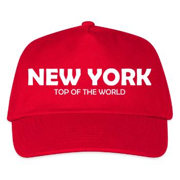 New York - Top of the World - USA - America - Kids’ Baseball Cap - red - Front