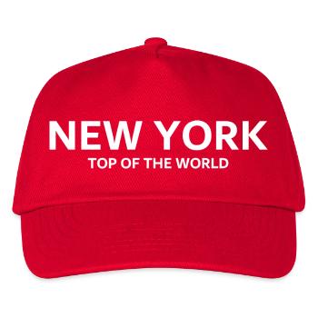 New York - Top of the World - USA - America - Kids’ Baseball Cap - red - Front