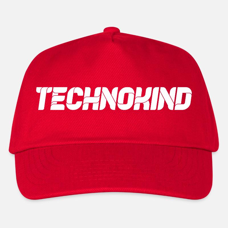 Technokind - Kinder Basecap - Rot