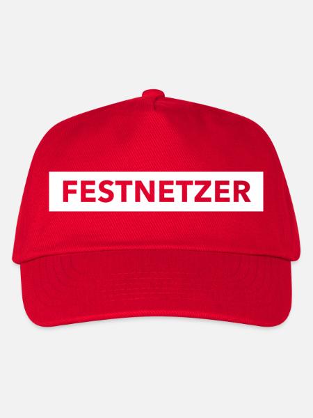 Festnetzer - Kinder Basecap - Rot