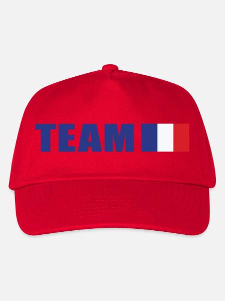 Team France - Kids’ Baseball Cap - red