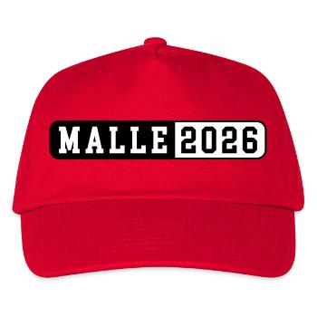 Malle 2026 - Kids’ Baseball Cap - red - Front