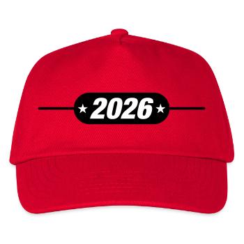 2026 year - Kids’ Baseball Cap - red - Front
