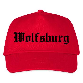 Wolfsburg - Kinder Basecap - Rot - Vorne