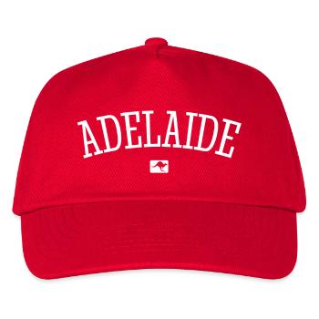 Adelaide Australia Down Under Kangaroo Koala - Kinder Basecap - Rot - Vorne