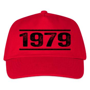 1979 Retro 1979 Geburtstag 1979 Vintage 1979 - Kinder Basecap - Rot - Vorne