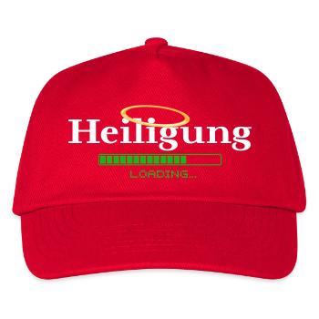 Heiligung - loading - Heiligenschein - Kinder Basecap - Rot - Vorne