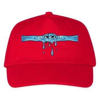 Mer d’eau - Casquette de baseball Enfant - rouge - Devant