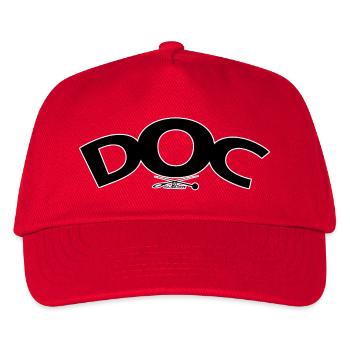 DOC-logo - Kinder Basecap - Rot - Vorne