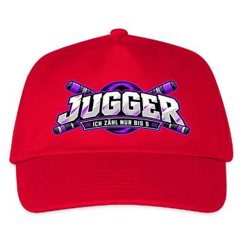 Jugger Zähle Bis 5 - Kinder Basecap - Rot - Vorne