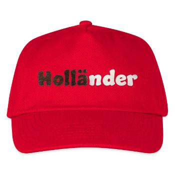 Holländer Havanna - Kinder Basecap - Rot - Vorne