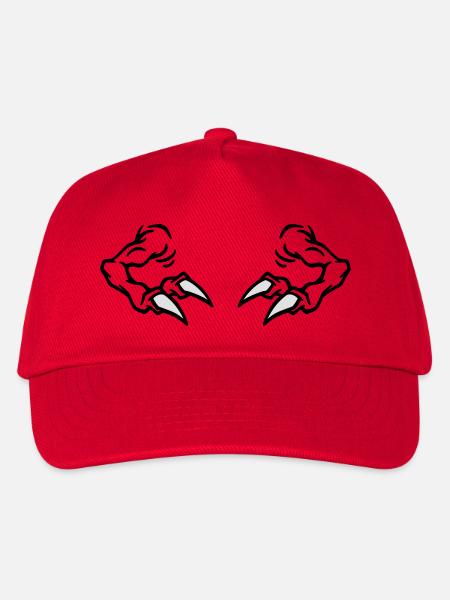 T-Rex Vorderbeine - Kinder Basecap - Rot
