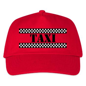 NY Taxi - Kinder Basecap - Rot - Vorne
