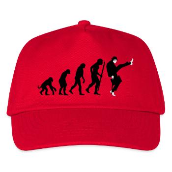 Evolution of silly walks - Casquette de baseball Enfant - rouge - Devant