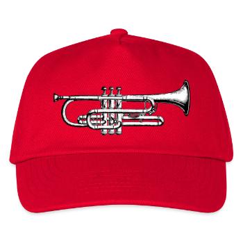 Trumpet - Kids’ Baseball Cap - red - Front