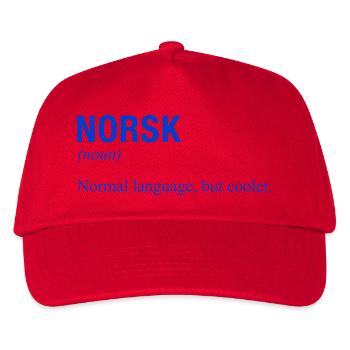 NORWAY Norway Norwegian Language Norwegian - Kids’ Baseball Cap - red - Front