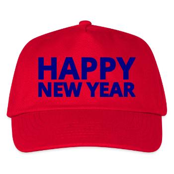 Happy New Year - Casquette de baseball Enfant - rouge - Devant