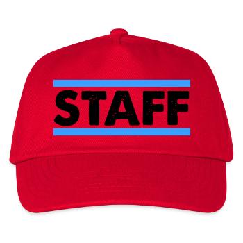 Staff - Kinder Basecap - Rot - Vorne