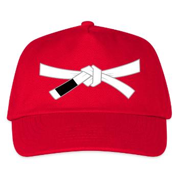 Ceinture blanche - Ceinture blanche - Casquette de baseball Enfant - rouge - Devant
