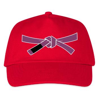 Ceinture violette - Ceinture violette - Casquette de baseball Enfant - rouge - Devant