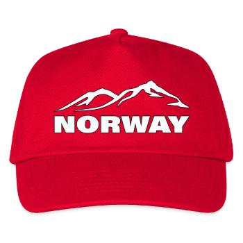 NORWAY - Kinder Basecap - Rot - Vorne
