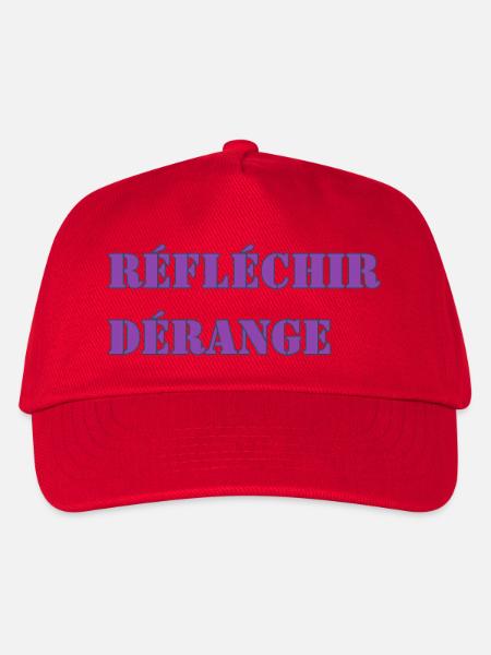 RÉFLÉCHIR DÉRANGE - Casquette de baseball Enfant - rouge