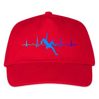 Les alpinistes et les grimpeurs s’accordent ensemble - Casquette de baseball Enfant - rouge - Devant