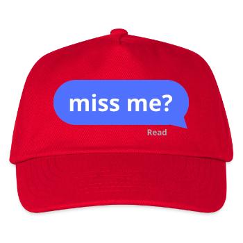 Miss me? - Kids’ Baseball Cap - red - Front
