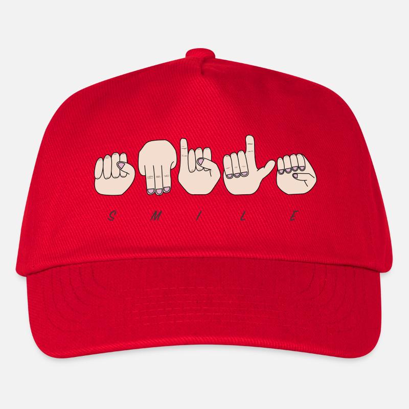 Gebärdensprache - Kinder Basecap - Rot