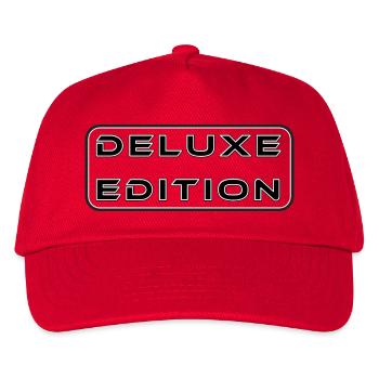 Deluxe Edition  hübsch extra - Kinder Basecap - Rot - Vorne
