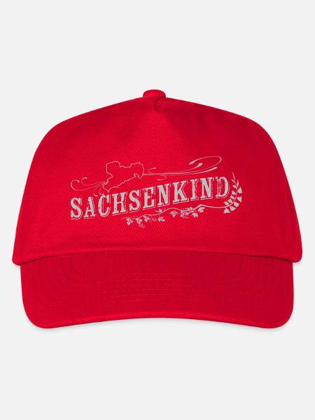 Sachsenkind - Sachsen - Kinder Basecap - Rot