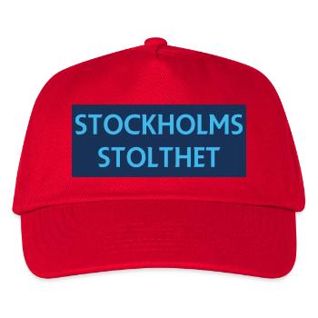 Stockholmer Stolz - Kinder Basecap - Rot - Vorne